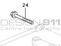 Gearbox Silencer Block Hexagon-Head Bolt. Porsche 993 C2 - 90037802309, 90037808801 Gearbox Silencer Block Hexagon-Head Bolt. Porsche 993 C2 - 90037802309, 90037808801