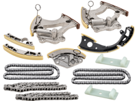 Distributiekettingkit. Porsche 970 Panamera / 958 Cayenne 3.0L Hybrid - 95810516900, 958109465C, 95810551400, 95810550700, 95810550701, PAC109507, 95810546900 - PC022