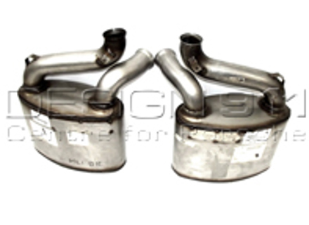 Exhaust Muffler / Silencer Sports. Porsche 993 TURBO - 99311104655, 99311104555