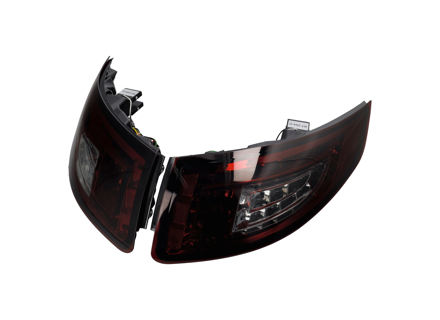Intermitente trasero Ahumado/Rojo v3 con bombillas LED para Porsche 997 - 99763100092