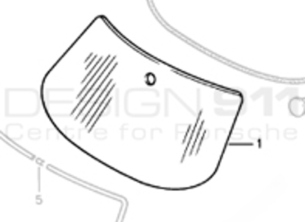 Parabrisas delantero transparente. Porsche 911/912 65-84 Parabrisas delantero transparente. Porsche 911/912 65-84