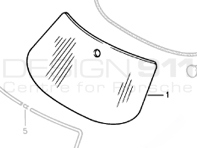 Front Windscreen Clear. Porsche 911/912 65-84 Front Windscreen Clear. Porsche 911/912 65-84