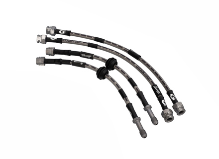 Goodridge stainless steel brake hoses. Porsche 944 / 944 S / 944 S2 / 944 Turbo - 477611071B, 944611071F