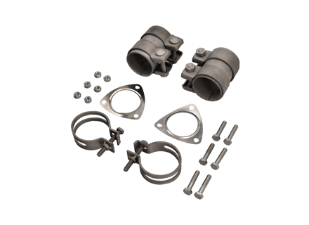 适用于保时捷 996 的催化转换器钛合金卡箍安装套件 - 99611122001, 99611122002, 99711152000, 99951108700, 99611111350, 99908405202, 90007428702 - 1621701210, 96.260KIT