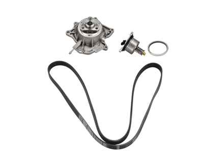 Water pump, belt & thermostat kit. Porsche 718 Boxster S / GTS 2.5ltr / 718 Cayman S / GTS 2.5ltr - 9A210605002, 9A210605001, 9A210605003, 9A110622603, 9A110622602, 9A712111000, 0PB121110A, 0PB121688, 9A210222500