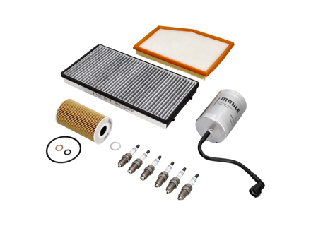 Engine Service Kit - Air/Fuel/Oil Filters, Spark Plugs & More - for Porsche 986 Boxster 2.7L & Boxster S 3.2L 2000-2004 - 99610722560, 99610731351, 0PB115499A, 99611013103, 99611013104, 90012310630, 99657221901, 99657221902, 99657121903, 99757121900, 99757121901, 99757121902, 99917020791