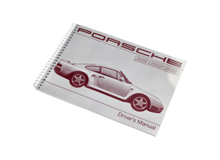 Manuel du propriétaire/Instructions d'utilisation de la Porsche 959 1987-1988 - WKD95902087, WKD95903087, WKD95901087, WKD95904087