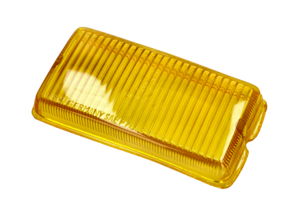 Fog lamp yellow lens, Front. Porsche 911 1974-83 - 91163196400 Fog lamp yellow lens, Front. Porsche 911 1974-83 - 91163196400