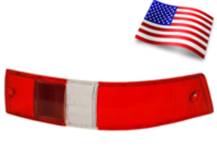 Knipperlichtglas achterzijde zonder rand (SWB). Porsche 911/912 1963-68 VS - 91163192401, 91163192301, 14879, 14879/D, 14879/S Knipperlichtglas achterzijde zonder rand (SWB). Porsche 911/912 1963-68 VS - 91163192401, 91163192301, 14879, 14879/D, 14879/S