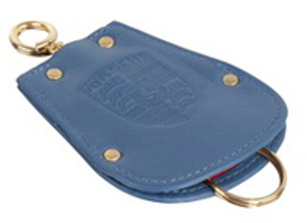 Key pouch for Porsche 356 in BLUE LEATHER - PCG0442000030B