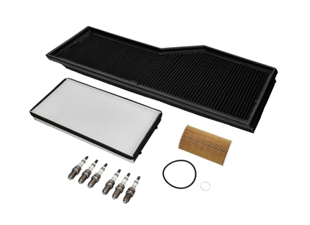 Service-Wartungskit für Porsche 996 Carrera C2, C4, 3,4 l Öl, Luftfilter, Zündkerzen, + mehr - 99610090100, 99611013152, 99611013151, 99610722560, 99657221902, 99917020791