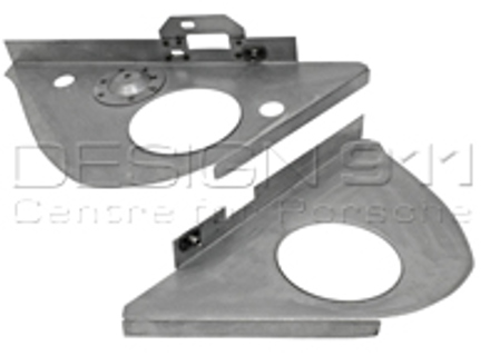 Soporte de Pedalera, Izquierda y Derecha. Porsche 356 Pre-A - 35649651, 35649652, PP147PA, P147PA