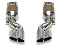 Exhaust Muffler / Silencer Bypass Pipes. Porsche 996 Turbo - 99622010900