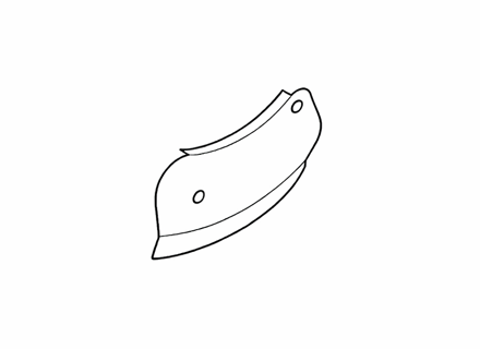 Bremsscheiben-Abdeckplatte (UNTEN) HINTEN. Porsche Carrera GT - 98035280101, 98035280201