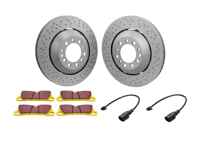 FRONT Sports Brake Disc and Pads Set. Porsche 991.2 Cararre / Targa 2S / C4S / GTS - 9P1615301, 9P1615301J, 9P1615302, 9P1615302J, 99135194902, 99135194903, 99135194904, 99160918100