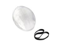 Headlamp glass H4. Porsche 911 / 964 LHD - 91163192703, 1 305 614 006 Headlamp glass H4. Porsche 911 / 964 LHD - 91163192703, 1 305 614 006