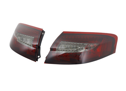 Bloc clignotant arrière Fumé / Rouge avec ampoules LED pour Porsche 996 Turbo / 996 C4S - 99663148700, 99663148800, 99663148702, 99663148802