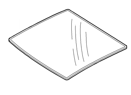 Vetro superiore Targa. Porsche 996 / 997 Targa - 99656232900, 99756232901, 99656232901, 99756232900 Vetro superiore Targa. Porsche 996 / 997 Targa - 99656232900, 99756232901, 99656232901, 99756232900