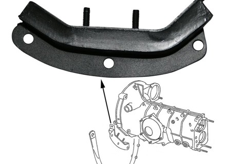 Supporto in gomma della scatola della trasmissione. Porsche 356 - 51920095, 51920096, 519 20095, 519 20096 - 356033-06, 356033-07 Supporto in gomma della scatola della trasmissione. Porsche 356 - 51920095, 51920096, 519 20095, 519 20096 - 356033-06, 356033-07