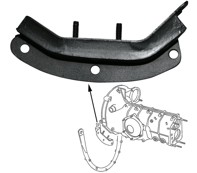 Transmission case rubber mount. Porsche 356 - 51920095, 51920096, 519 20095, 519 20096 - 356033-06, 356033-07 Transmission case rubber mount. Porsche 356 - 51920095, 51920096, 519 20095, 519 20096 - 356033-06, 356033-07