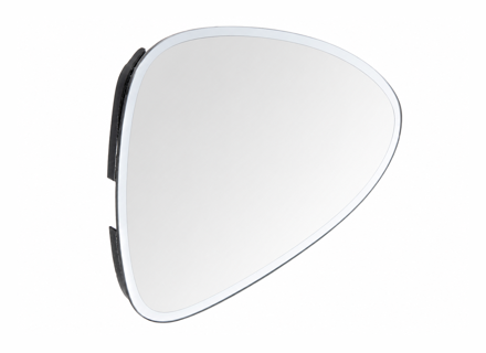 Door mirror glass (Convex), Dimmable, RIGHT for LHD. Porsche 970 Panamera 2010-16 - 97073103800, 97073103806