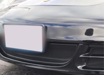 Rete metallica della griglia centrale del paraurti anteriore. Porsche 997 prima generazione Rete metallica della griglia centrale del paraurti anteriore. Porsche 997 prima generazione
