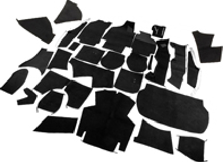 Complete interior carpet set for Porsche 964 C2/C4  Coupe RHD Complete interior carpet set for Porsche 964 C2/C4  Coupe RHD