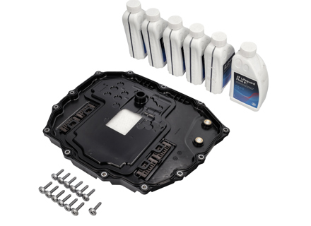 Versnellingsbakoliefilter, carterpakking en transmissievloeistof (6 liter). Porsche 992.1 2019 >> PDK 8-versnellingsbak - 0DT317165