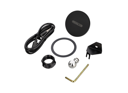 ExactFit磁吸式手机支架。保时捷Taycan支持Magsafe无线充电。 - PM70.100