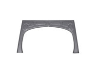 Ripiano motore (2 pezzi). Porsche 356B/356C - 64450108107, PP137, P137