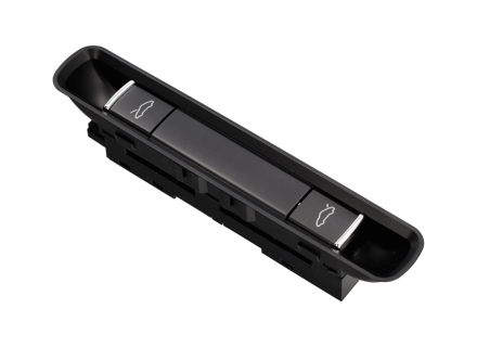 Bonnet and rear lid opener switch panel. Porsche 981 / 911 - 99161310501A05, 99161310500A05, 99161310501, 99161310500