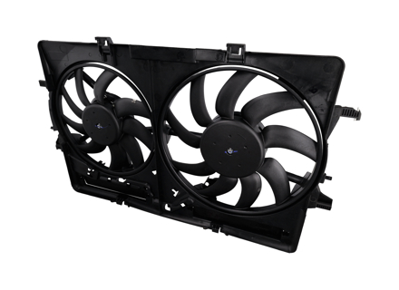 Waterradiatorventilatoren met motorkap. Porsche 95B Macan 2.0L - 8K0959501G, 9A712100315, 8K0121003P