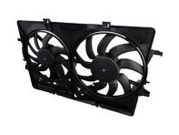 Ventilateurs de radiateur à eau avec capot. Porsche 95B Macan 2.0L - 8K0959501G, 9A712100315, 8K0121003P