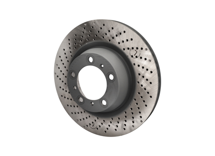 Brake disc rotor, Rear. Porsche 997 TURBO / 997 GT3 (OE Part No 99735240502 /99735240602) - 99735240501, 99735240601, 99735240502, 99735240602, 99735240503, 99735240603, 205883C, 205884C