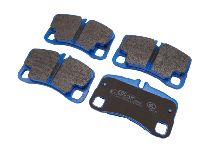 Pastillas de freno EBC Blue NDX RACE Traseras Porsche 997 GT3 / Turbo - 99735294905 - DP51930NDX