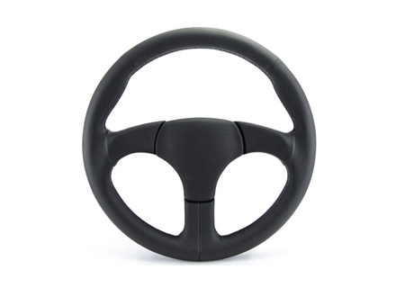 Sportstuur in ZWART leer (zonder airbag). Porsche 944/968 - 968347084008YR