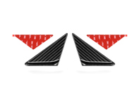 Anti buffeting carbon fibre wind deflector set. Porsche 992 Anti buffeting carbon fibre wind deflector set. Porsche 992