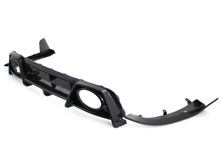 Rear diffuser in dry carbon fibre. Porsche 992 turbo / S - 992807983LOK1 - ML-PZJ077-PRO