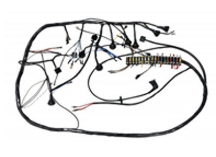 Cablaggio del cablaggio del bagagliaio. Porsche 911 del 1970 - 91161200200, 91161206000