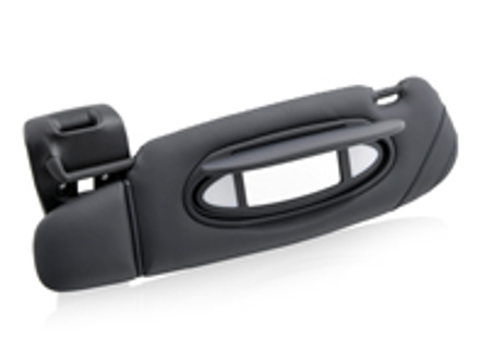 Visiera parasole, in pelle, sinistra, in Metropole Blue. Porsche 996 C2/C4 - 99673198003G11 Visiera parasole, in pelle, sinistra, in Metropole Blue. Porsche 996 C2/C4 - 99673198003G11