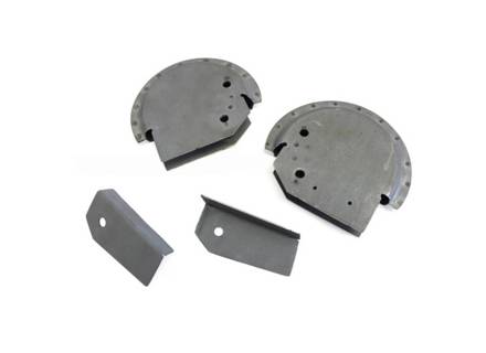 Hinge pocket set bonnet. Porsche 356 Speedster / Convertible D / Roadster - 356 51205, 35651205, 64450201520 - PP160HP, P160HP Hinge pocket set bonnet. Porsche 356 Speedster / Convertible D / Roadster - 356 51205, 35651205, 64450201520 - PP160HP, P160HP