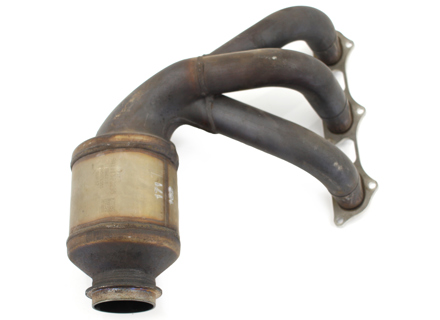 Used Exhaust manifold with catalytic converter, RIGHT. Porsche 991 GT3 - 9A111302290