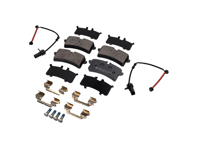 Remblokken achter met accessoires, Zimmerman standaarduitvoering. Porsche 95B Macan Turbo. - 24643.170.2, 95B698451, 95B698451A, 95B698451B, 95B698451L - 24643.170.2