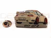 Spilla Spilla 'Porsche 911 GT2' Bianco Spilla Spilla 'Porsche 911 GT2' Bianco