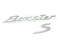BOXSTER S Badge. Porsche 987 Boxster S - 98755903700 BOXSTER S Badge. Porsche 987 Boxster S - 98755903700