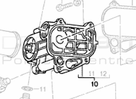 Huile de boîtier de thermostat. Porsche 944 Turbo - 95110705100 Huile de boîtier de thermostat. Porsche 944 Turbo - 95110705100
