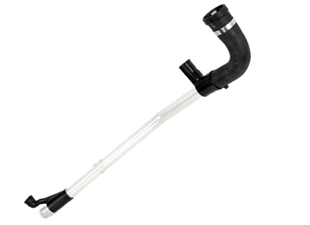 散热器冷却液软管，下部。适用于保时捷 958 Cayenne 3.6L 2010-17 款 - 95810640211, 95810640210