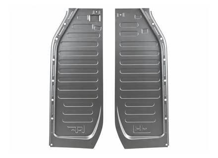 Juego de paneles de piso, izquierdo/derecho, acortados. Porsche 356 / 356A / 356B / 356C 1.1–1.6L 1950–65