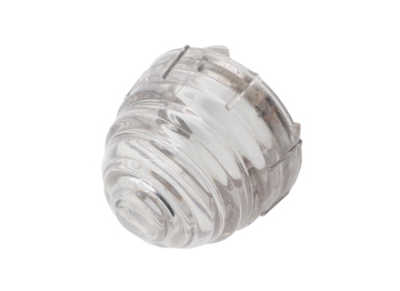 Lentille de clignotant avant, clair, rond. Porsche 356 - 64463141101