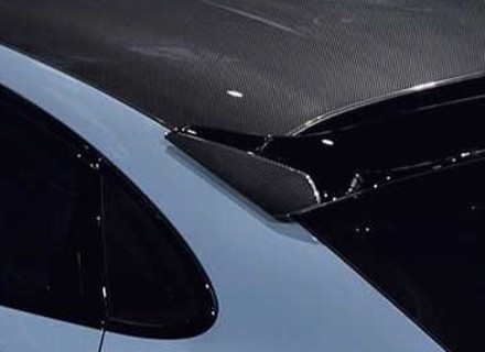 Side trim carbon fibre for roof spoiler. Porsche 9YA Cayenne turbo GT Coupe - 9Y3863149BO3G, 9Y3863150BO3G Side trim carbon fibre for roof spoiler. Porsche 9YA Cayenne turbo GT Coupe - 9Y3863149BO3G, 9Y3863150BO3G